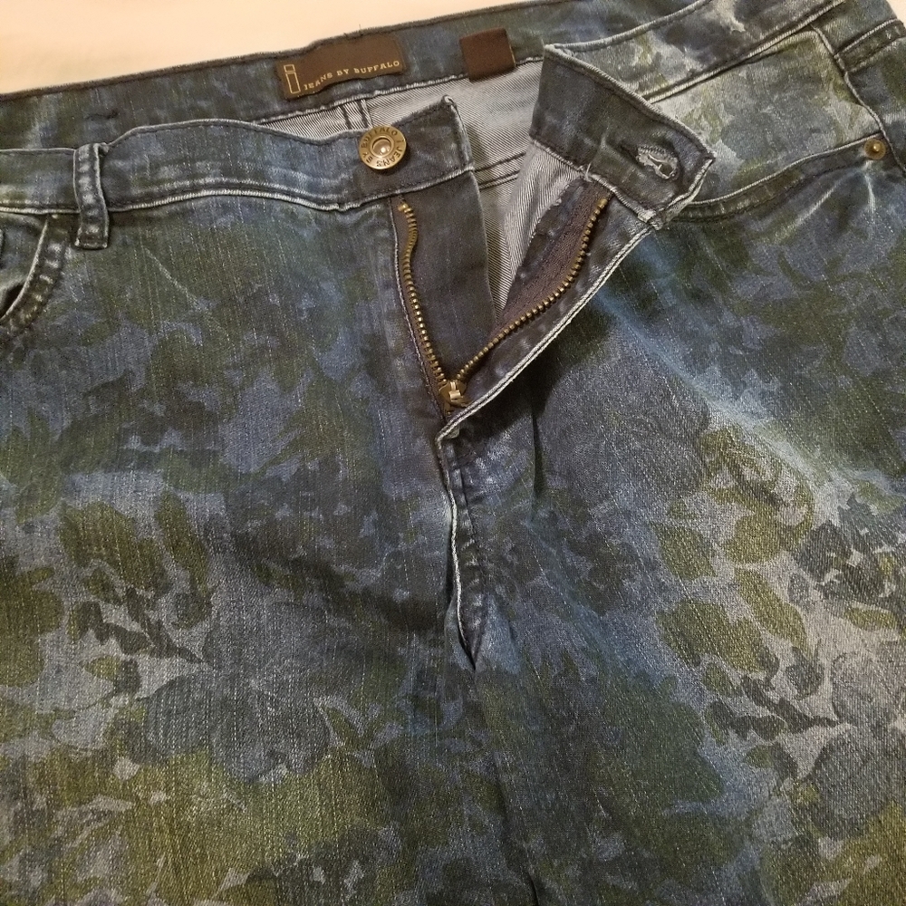 Floral Print Jeans. i jeans By Buffalo Sz 14 Denim. Womens. - Picture 8 of 16